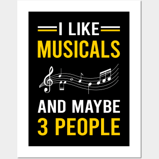 3 People Musicals Musical Posters and Art